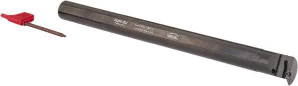 Hertel - 0.98" Min Bore Diam, 10" OAL, 3/4" Shank Diam, A-SVUB Indexable Boring Bar - VB.. Insert, Screw Holding Method - Apex Tool & Supply