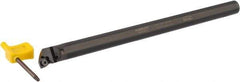 Hertel - 0.77" Min Bore Diam, 10" OAL, 5/8" Shank Diam, A-SWLP Indexable Boring Bar - WP.. 32.52 Insert, Screw Holding Method - Apex Tool & Supply