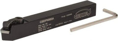 Hertel - CSDP, Neutral Cut, 1/2" Shank Height x 1/2" Shank Width, Positive Rake Indexable Turning Toolholder - 4" OAL, SP.. 322 Insert Compatibility, Series Clamp Type - Apex Tool & Supply