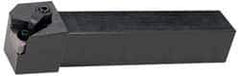 Hertel - MTFN, Right Hand Cut, 0° Lead Angle, 1-1/2" Shank Height x 1-1/2" Shank Width, Negative Rake Indexable Turning Toolholder - 6" OAL, TN..54. Insert Compatibility, Screw or Clamp Holding Method - Apex Tool & Supply