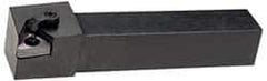 Hertel - MTGN, Left Hand Cut, 3° Lead Angle, 3/4" Shank Height x 3/4" Shank Width, Negative Rake Indexable Turning Toolholder - 4-1/2" OAL, TN..43. Insert Compatibility, Series Multi-Option - Apex Tool & Supply