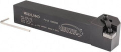 Hertel - MCLN, Left Hand Cut, 5° Lead Angle, 1" Shank Height x 1" Shank Width, Negative Rake Indexable Turning Toolholder - 6" OAL, CN..43. Insert Compatibility, Series Multi-Option - Apex Tool & Supply