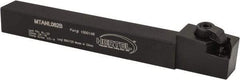 Hertel - MTAN, Left Hand Cut, 3° Lead Angle, 1/2" Shank Height x 1/2" Shank Width, Negative Rake Indexable Turning Toolholder - 4-1/2" OAL, TN..22. Insert Compatibility, Series Multi-Option - Apex Tool & Supply