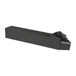 Hertel - MTEN, Neutral Cut, 0° Lead Angle, 5/8" Shank Height x 5/8" Shank Width, Negative Rake Indexable Turning Toolholder - 4-1/2" OAL, TN..33. Insert Compatibility, Series Multi-Option - Apex Tool & Supply