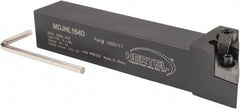 Hertel - MDJN, Left Hand Cut, 3° Lead Angle, 1" Shank Height x 1" Shank Width, Negative Rake Indexable Turning Toolholder - 6" OAL, DN..43. Insert Compatibility, Series Multi-Option - Apex Tool & Supply