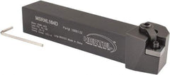 Hertel - MSRN, Left Hand Cut, 15° Lead Angle, 1" Shank Height x 1" Shank Width, Negative Rake Indexable Turning Toolholder - 6" OAL, SN..43. Insert Compatibility, Series Multi-Option - Apex Tool & Supply
