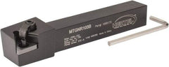 Hertel - MTGN, Right Hand Cut, 3° Lead Angle, 5/8" Shank Height x 5/8" Shank Width, Negative Rake Indexable Turning Toolholder - 4-1/2" OAL, TN..33. Insert Compatibility, Series Multi-Option - Apex Tool & Supply