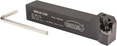 Hertel - MWLN, Left Hand Cut, 5° Lead Angle, 3/4" Shank Height x 3/4" Shank Width, Negative Rake Indexable Turning Toolholder - 4-1/2" OAL, WN..33. Insert Compatibility, Series Multi-Option - Apex Tool & Supply