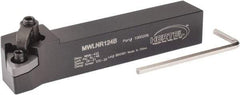 Hertel - MWLN, Right Hand Cut, 5° Lead Angle, 3/4" Shank Height x 3/4" Shank Width, Negative Rake Indexable Turning Toolholder - 4-1/2" OAL, WN..43. Insert Compatibility, Series Multi-Option - Apex Tool & Supply