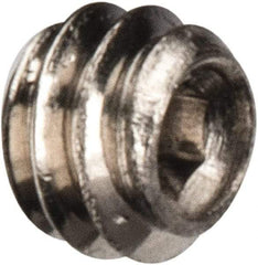 Value Collection - #2-56 UNC, 1/16" OAL, Cup Point Set Screw - Grade 18-8 Stainless Steel, 0.035" Key - Apex Tool & Supply