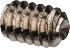 Value Collection - #2-56 UNC, 1/8" OAL, Cup Point Set Screw - Grade 18-8 Stainless Steel, 0.035" Key - Apex Tool & Supply
