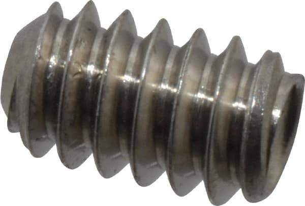 Value Collection - #4-40 UNC, 3/16" OAL, Cup Point Set Screw - Grade 18-8 Stainless Steel, 0.05" Key - Apex Tool & Supply