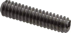 Value Collection - #0-80 UNF, 1/4" OAL, Cup Point Set Screw - Grade 18-8 Stainless Steel, 0.028" Key - Apex Tool & Supply