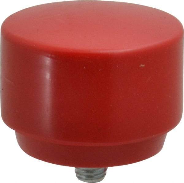 Proto - 2" Face Diam, Grade Medium, Red Hammer Tip/Face - Plastic - Apex Tool & Supply