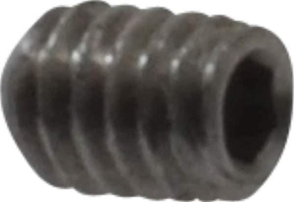 Value Collection - #1-72 UNF, 3/32" OAL, Cup Point Set Screw - Grade 18-8 Stainless Steel, 0.035" Key - Apex Tool & Supply