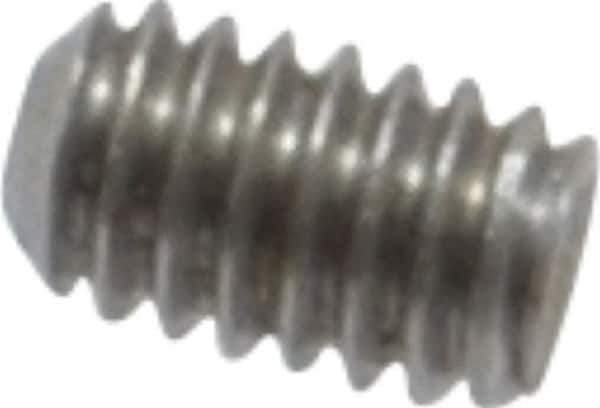 Value Collection - #1-72 UNF, 1/8" OAL, Cup Point Set Screw - Grade 18-8 Stainless Steel, 0.035" Key - Apex Tool & Supply