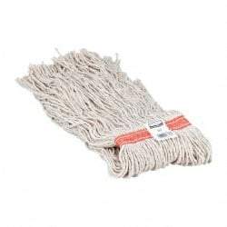 Rubbermaid - 1" Orange Head Band, X-Large Cotton Cut End Mop Head - 8 Ply, Side Loading Connection, Use for General Purpose - Apex Tool & Supply