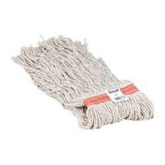 Rubbermaid - 1" Orange Head Band, X-Large Cotton Cut End Mop Head - 8 Ply, Side Loading Connection, Use for General Purpose - Apex Tool & Supply