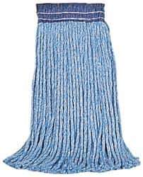 Rubbermaid - 1" Orange Head Band, Large Blended Fiber Cut End Mop Head - 4 Ply, Use for General Purpose - Apex Tool & Supply