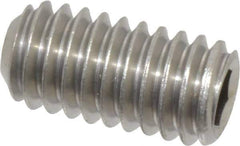 Value Collection - 5/16-18 UNC, 5/8" OAL, Cup Point Set Screw - Grade 18-8 Stainless Steel, 3/32" Key - Apex Tool & Supply