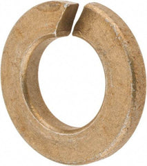 Value Collection - 5/16", 0.314" ID, 0.078" Thick Split Lock Washer - Grade 8 Steel, Zinc Yellow Dichromate Finish, 0.314" Min ID, 0.322" Max ID, 0.583" Max OD - Apex Tool & Supply