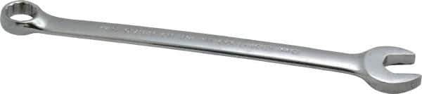 Proto - 15mm 12 Point Offset Combination Wrench - 15° Offset Angle, 7-1/8" OAL, Steel, Chrome Finish - Apex Tool & Supply