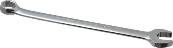 Proto - 18mm 12 Point Combination Wrench - 15° Offset Angle, 10-1/2" OAL, Steel, Chrome Finish - Apex Tool & Supply