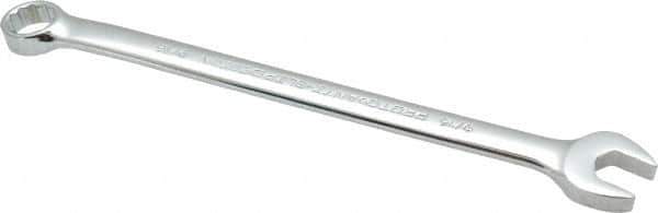Proto - 9/16" 12 Point Combination Wrench - 15° Offset Angle, 8-5/8" OAL, Steel, Chrome Finish - Apex Tool & Supply