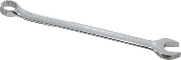 Proto - 20mm 12 Point Offset Combination Wrench - 15° Offset Angle, 9-5/8" OAL, Steel, Chrome Finish - Apex Tool & Supply