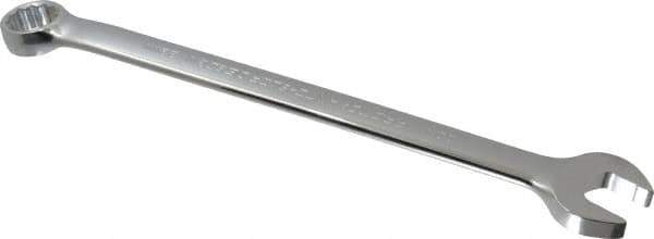 Proto - 22mm 12 Point Offset Combination Wrench - 15° Offset Angle, 11-1/2" OAL, Steel, Chrome Finish - Apex Tool & Supply