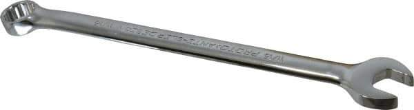 Proto - 11/16" 12 Point Combination Wrench - 15° Offset Angle, 10-1/8" OAL, Steel, Chrome Finish - Apex Tool & Supply