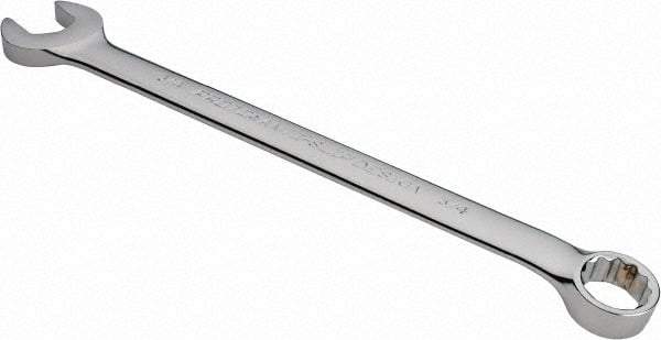 Proto - 3/4" 12 Point Offset Combination Wrench - 15° Offset Angle, 11" OAL, Steel, Chrome Finish - Apex Tool & Supply