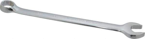 Proto - 1-1/8" 12 Point Combination Wrench - 15° Offset Angle, 15-7/8" OAL, Steel, Chrome Finish - Apex Tool & Supply