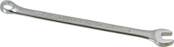 Proto - 7mm 12 Point Offset Combination Wrench - 15° Offset Angle, 4-1/8" OAL, Steel, Chrome Finish - Apex Tool & Supply