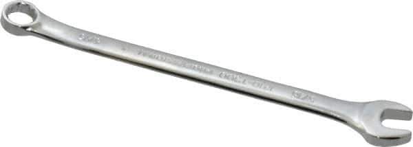 Proto - 5/16" 12 Point Offset Combination Wrench - 15° Offset Angle, 5-3/8" OAL, Steel, Chrome Finish - Apex Tool & Supply
