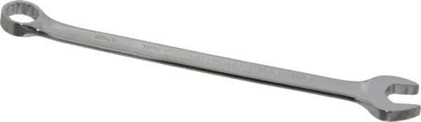 Proto - 13mm 12 Point Offset Combination Wrench - 15° Offset Angle, 6-3/8" OAL, Steel, Chrome Finish - Apex Tool & Supply