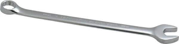Proto - 14mm 12 Point Combination Wrench - 15° Offset Angle, 8-5/8" OAL, Steel, Chrome Finish - Apex Tool & Supply