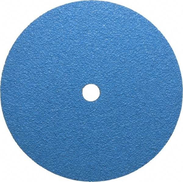 Norton - 9-1/8" Diam 7/8" Hole 24 Grit Fiber Disc - Very Coarse Grade, Zirconia Alumina, Series F826 - Apex Tool & Supply