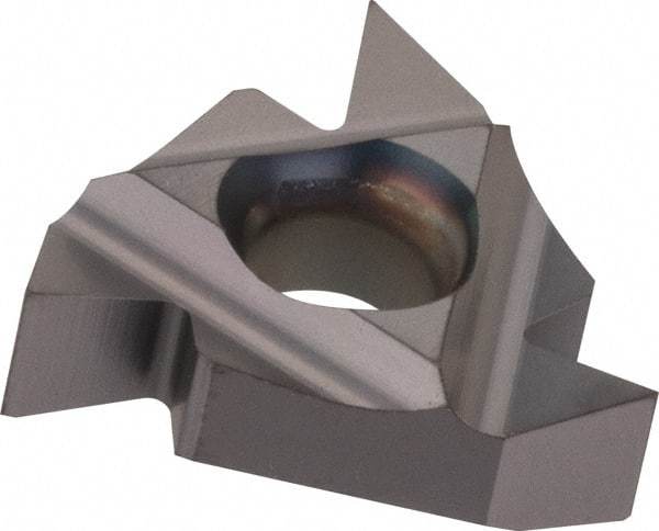 Kennametal - 16NR Internal Right Hand 48-8 Partial Profile 55° Laydown Threading Insert - Grade KC5025, TiAlN Coated Carbide, 9.53mm Inscribed Circle - Apex Tool & Supply
