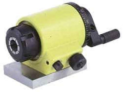 Suburban Tool - ER25 Compatible, 72 Increment, Horizontal Spin Collet Indexer - 1-7/8" High Center, 2-1/4" Wide x 3-3/16" Deep Base, 3" Overall Height, Manual Operation - Apex Tool & Supply