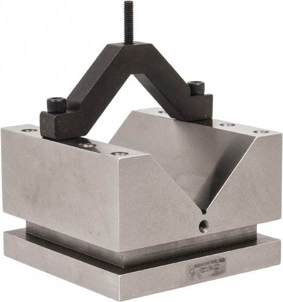 Suburban Tool - 4-3/8" Max Capacity, 90° Angle, Hardened Steel V-Block - 6" Long x 6" Wide x 4" High, Sold as Individual - Apex Tool & Supply