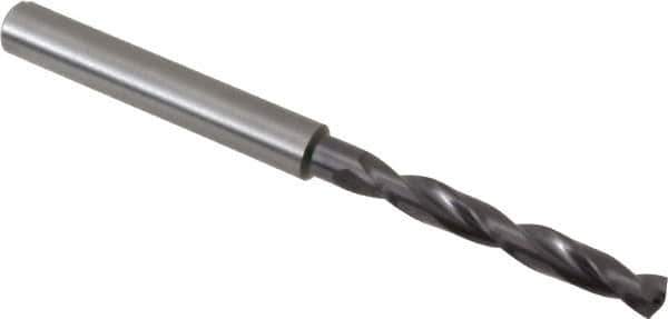 Guhring - #16 140° Solid Carbide Jobber Drill - FIREX Finish, Right Hand Cut, Spiral Flute, Straight Shank, 74mm OAL, SU Point - Apex Tool & Supply