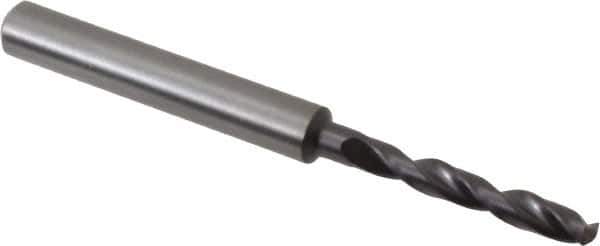 Guhring - 3.7mm 140° Solid Carbide Jobber Drill - FIREX Finish, Right Hand Cut, Spiral Flute, Straight Shank, 66mm OAL, SU Point - Apex Tool & Supply
