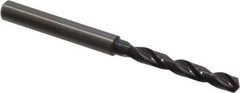 Guhring - 4.65mm 140° Solid Carbide Jobber Drill - FIREX Finish, Right Hand Cut, Spiral Flute, Straight Shank, 74.01mm OAL, SU Point - Apex Tool & Supply