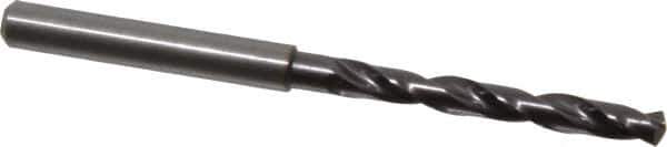 Guhring - #12 140° Solid Carbide Jobber Drill - FIREX Finish, Right Hand Cut, Spiral Flute, Straight Shank, 82mm OAL, SU Point - Apex Tool & Supply