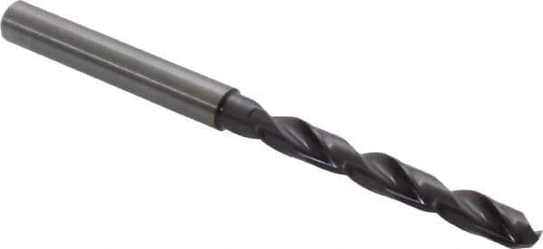 Guhring - 0.2008" 140° Solid Carbide Jobber Drill - FIREX Finish, Right Hand Cut, Spiral Flute, Straight Shank, 82mm OAL, SU Point - Apex Tool & Supply