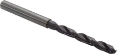 Guhring - 0.2008" 140° Solid Carbide Jobber Drill - FIREX Finish, Right Hand Cut, Spiral Flute, Straight Shank, 82mm OAL, SU Point - Apex Tool & Supply
