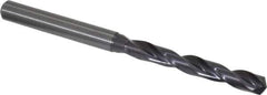 Guhring - 0.2165" 140° Solid Carbide Jobber Drill - FIREX Finish, Right Hand Cut, Spiral Flute, Straight Shank, 82mm OAL, SU Point - Apex Tool & Supply
