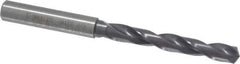 Guhring - Letter H 140° Solid Carbide Jobber Drill - FIREX Finish, Right Hand Cut, Spiral Flute, Straight Shank, 91mm OAL, SU Point - Apex Tool & Supply