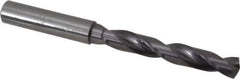Guhring - 0.3465" 140° Solid Carbide Jobber Drill - FIREX Finish, Right Hand Cut, Spiral Flute, Straight Shank, 103mm OAL, SU Point - Apex Tool & Supply